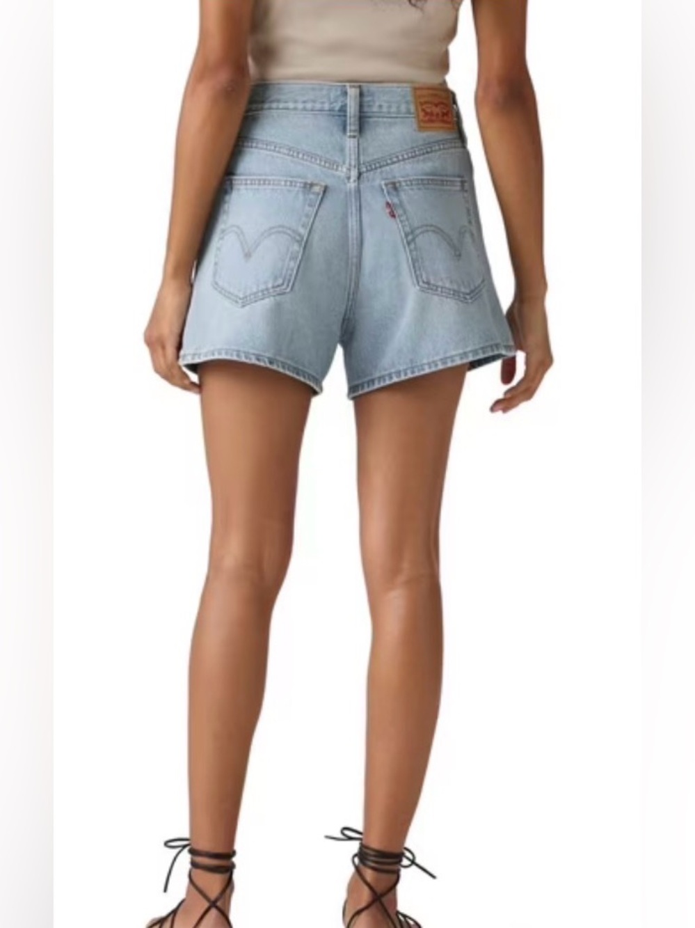 Levi's Women's High-Waisted Denim Mom Short 27